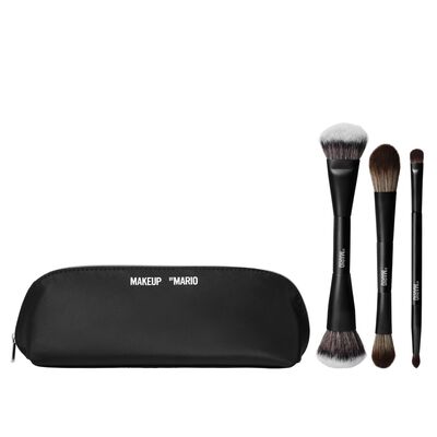 MARIO'S FACE & EYE BRUSH TRIO (SET DE BROCHAS CON ESTUCHE)